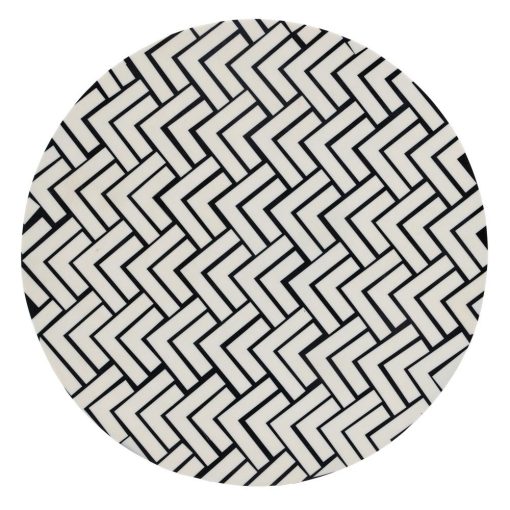 Mesa Auxiliar Branco-Preto 38 X 38 X 50 Cm - Image 8