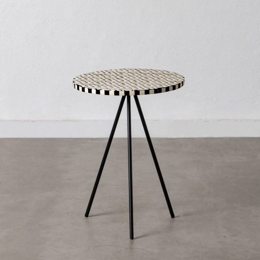 Mesa Auxiliar Branco-Preto 38 X 38 X 50 Cm - Image 10
