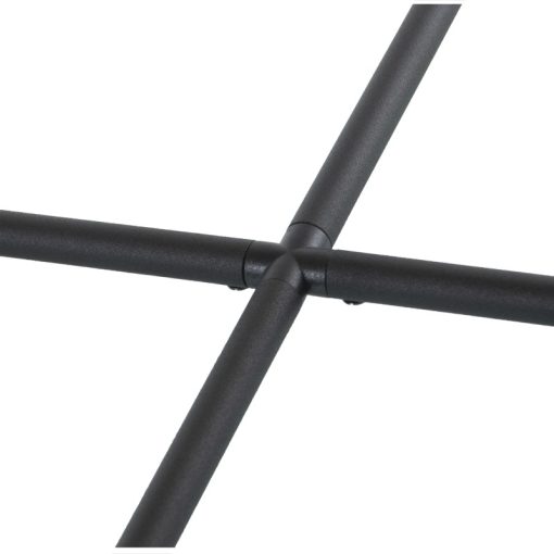 Mesa Auxiliar Madeira NaturalPés Metal Negro 62x45cm, Madeira:dm+chapa Robl - Image 7