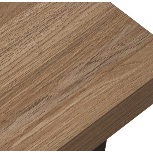 Mesa Auxiliar Madeira Pés Mettal+84605, Dm+melamina+pvc 50x50x50cm - Image 5