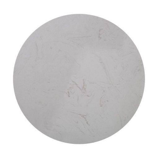 Mesa Auxiliar Mármore Branco  com Pés Metal Dorado 35x60cm - Image 2