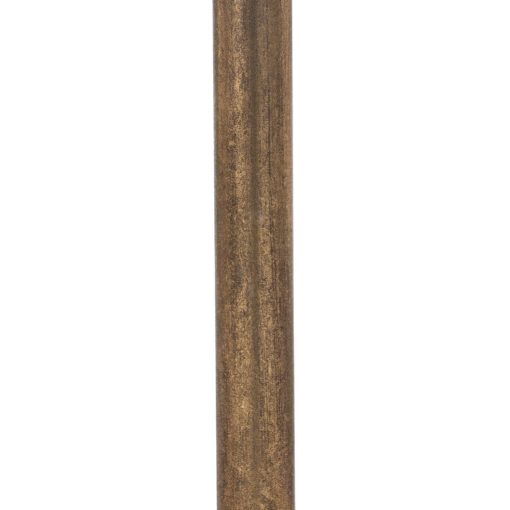 Mesa Auxiliar Ouro Metal-Cristal 40 X 40 X 66 Cm - Image 7
