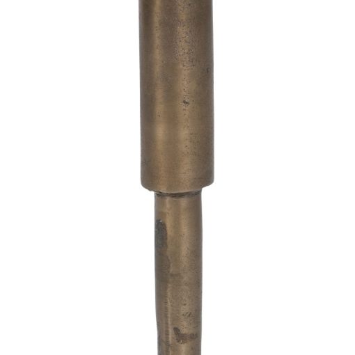 Mesa Auxiliar Ouro - Velho Metal-Cristal 41 X 31,50 X 49 Cm - Image 7