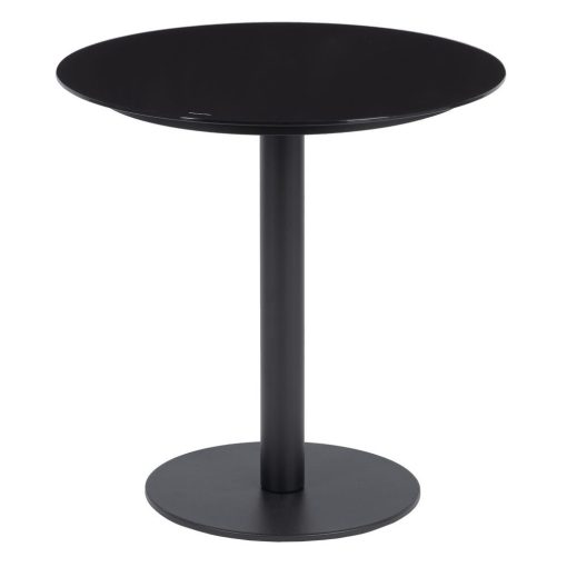 Mesa Auxiliar Preto Cristal/Metal 60 X 60 X 60 Cm - Image 7