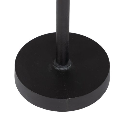 Mesa Auxiliar Preto Metal-Cristal Room 41 X 32 X 59 Cm - Image 8