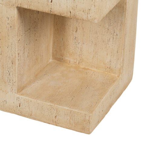 Mesa De Apoio Bege Magnésio 38,50 X 38,50 X 46 Cm - Image 8