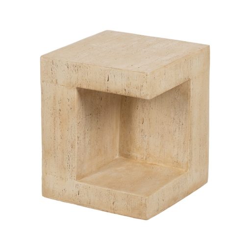 Mesa De Apoio Bege Magnésio 38,50 X 38,50 X 46 Cm - Image 3