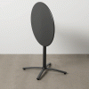 Mesa De Apoio Dobrável Antracite Aço 70 X 70 X 72 Cm