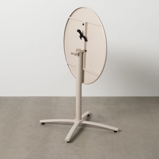 Mesa De Apoio Dobrável Taupe Old Aço 70 X 70 X 72 Cm - Image 8