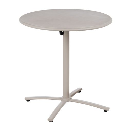 Mesa De Apoio Dobrável Taupe Old Aço 70 X 70 X 72 Cm - Image 9