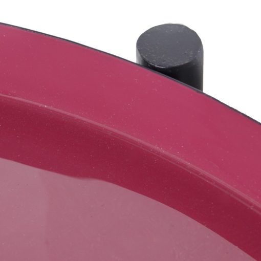 Mesa De Apoio Metal Esmaltado Rosa Escuro/preto 50x52cm - Image 6