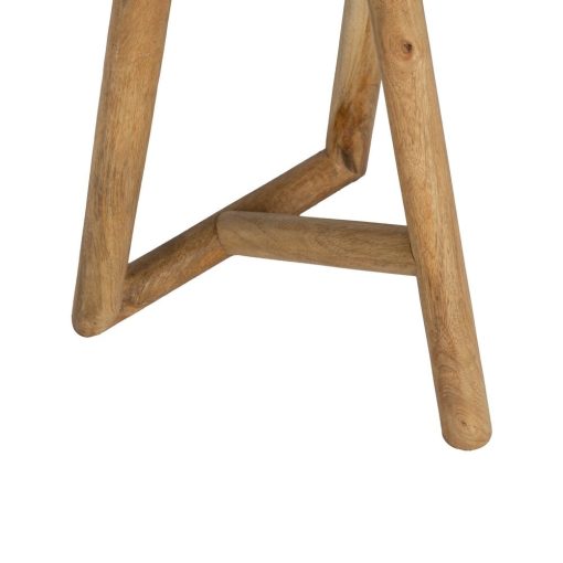 Mesa De Apoio Natural Madeira Mango Room 40 X 40 X 55 Cm - Image 14