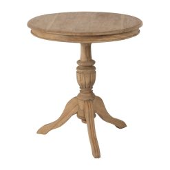 Mesa De Apoio Natural Mindi Madeira Room 70 X 70 X 77 Cm
