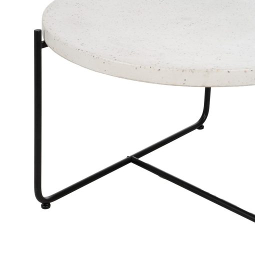 Mesa De Cafe Bege-Negro Magnésio 68 X 68 X 44 Cm - Image 8