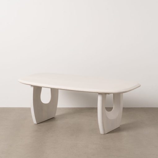 Mesa De Cafe Branco Escovado 130 X 70 X 46 Cm - Image 11