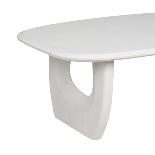 Mesa De Cafe Branco Escovado 130 X 70 X 46 Cm - Image 6