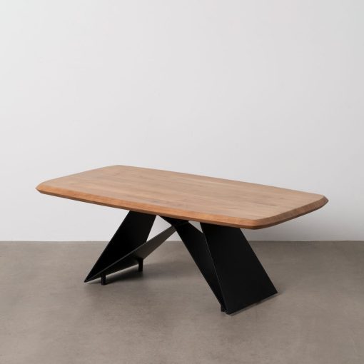 Mesa De Cafe Madeira-Metal Room 110 X 60 X 41 Cm - Image 3