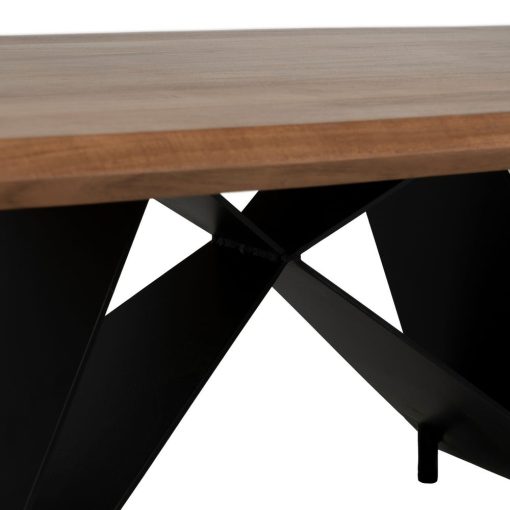 Mesa De Cafe Madeira-Metal Room 110 X 60 X 41 Cm - Image 14