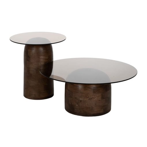 Mesa De Cafe Mel Madeira Mango 80 X 80 X 35 Cm - Image 11