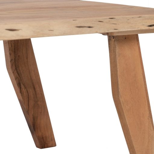 Mesa De Cafe Natural Acacia Room 110 X 60 X 40 Cm - Image 7
