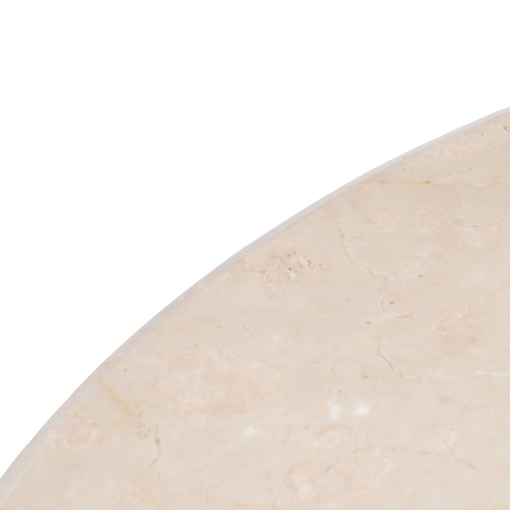 Mesa De Cafe Natural-Creme 76 X 76 X 45 Cm - Image 15