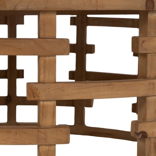 Mesa De Cafe Natural Mdf-Madeira 80 X 80 X 36 Cm - Image 9