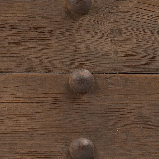 Mesa De Cafe Natural-Preto Elm Madeira 165 X 64 X 55 Cm - Image 6