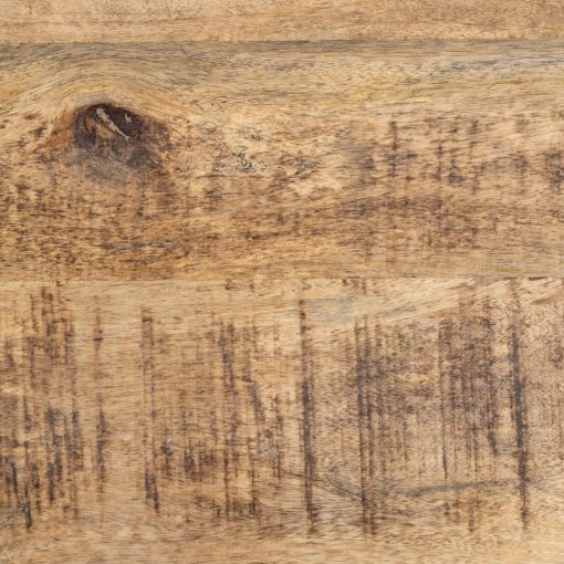 Mesa De Cafe Natural-Preto Madeira-Ferro 80 X 80 X 45 Cm - Image 4