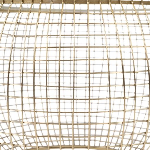 Mesa De Cafe Ouro Ferro / Cristal Room 74 X 74 X 44 Cm - Image 6