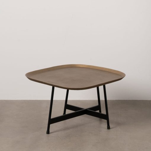 Mesa De Cafe Ouro-Petro Metal Room 61 X 61 X 37 Cm - Image 12