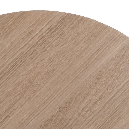 Mesa De Cafe Preto-Natural Mdf-Metal 50 X 50 X 45 Cm - Image 4