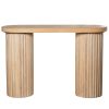 Mesa De Consola De Madeira 119x40x81cm