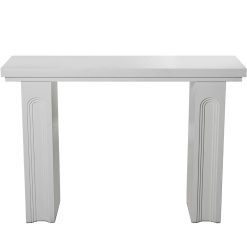 Mesa De Entrada Em Madeira Branca