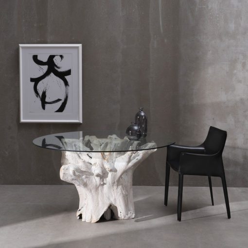 Mesa De Jantar Branco Escovado 140 X 140 X 75 Cm - Image 2