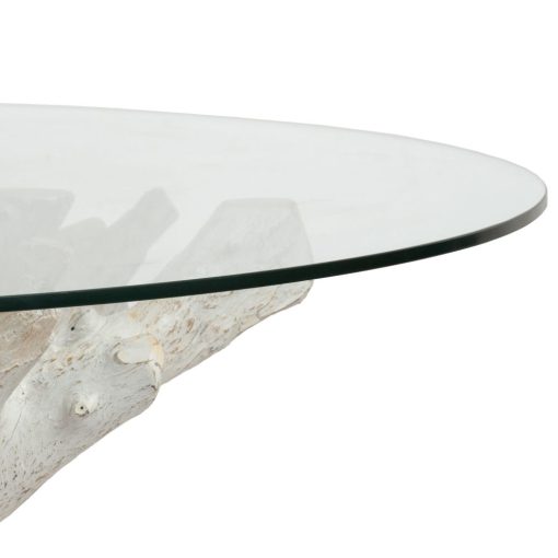 Mesa De Jantar Branco Escovado 140 X 140 X 75 Cm - Image 3