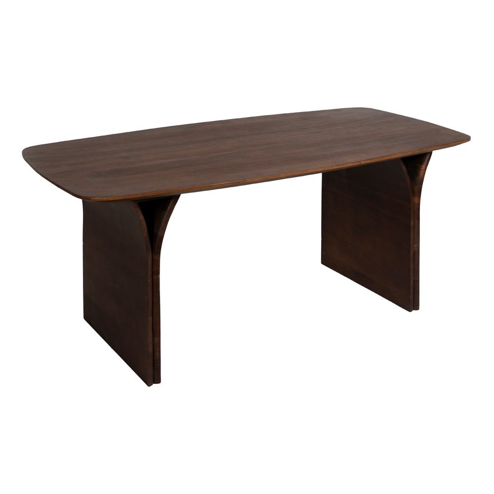 Mesa De Jantar Castanho Madeira De Acácia 180 X 90 X 76 Cm