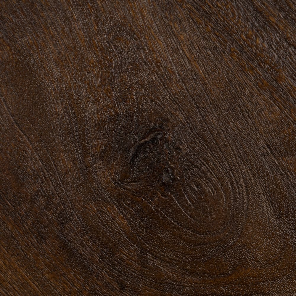 Mesa De Jantar Castanho Madeira Mango Room 120 X 106 X 76 Cm - Image 5