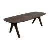 Mesa De Jantar Castanho Madeira Mango Room 260 X 100 X 76 Cm