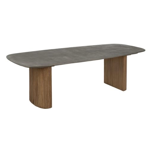 Mesa De Jantar Madeira-Cimento Room 240 X 100 X 77 Cm - Image 2