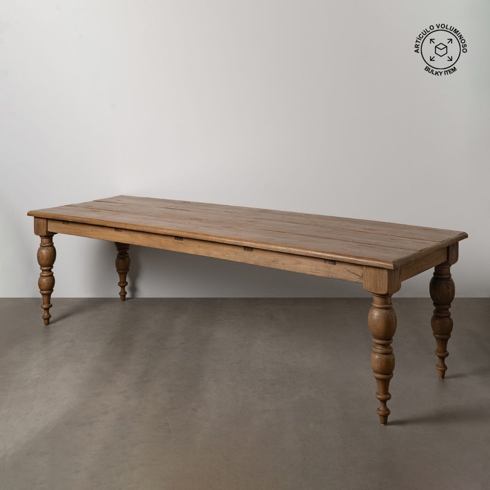 Mesa De Jantar Madeira Da Carvalho Room 300 X 98 X 77 Cm - Image 7