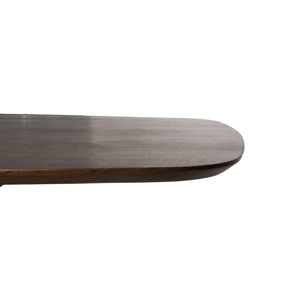 Mesa De Jantar Castanho Madeira Mango Room 200 X 100 X 76 Cm - Image 3