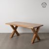 Mesa De Jantar Natural Madeira De Acácia 180 X 90 X 76 Cm