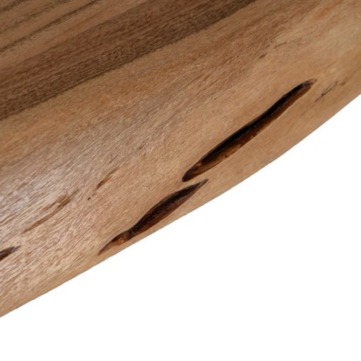 Mesa De Jantar Natural Madeira De Acácia 280 X 100 X 76 Cm - Image 3