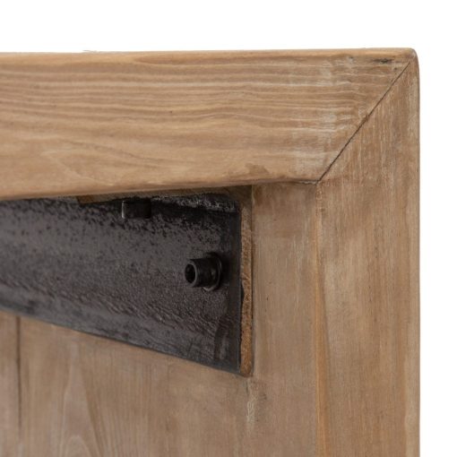 Mesa De Jantar Natural Madeira De Pinho 200 X 100 X 76 Cm - Image 3
