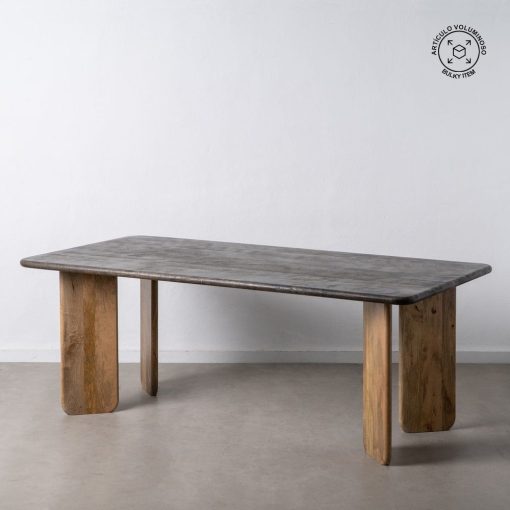 Mesa De Jantar Natural-Marrom 200 X 100 X 76 Cm