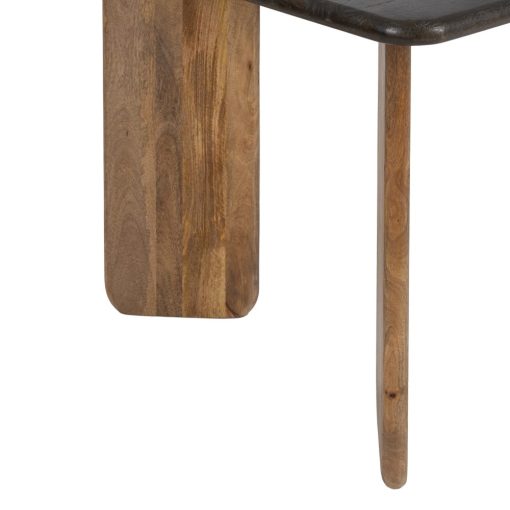 Mesa De Jantar Natural-Castanho 200 X 100 X 76 Cm - Image 4