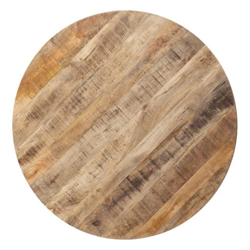 Mesa De Jantar Natural-Preto 120 X 120 X 79 Cm - Image 8