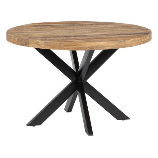 Mesa De Jantar Natural-Preto 120 X 120 X 79 Cm - Image 12