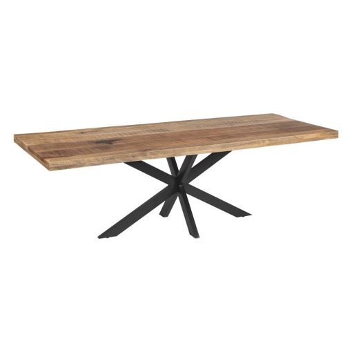 Mesa De Jantar Natural-Preto 240 X 100 X 79 Cm - Image 4