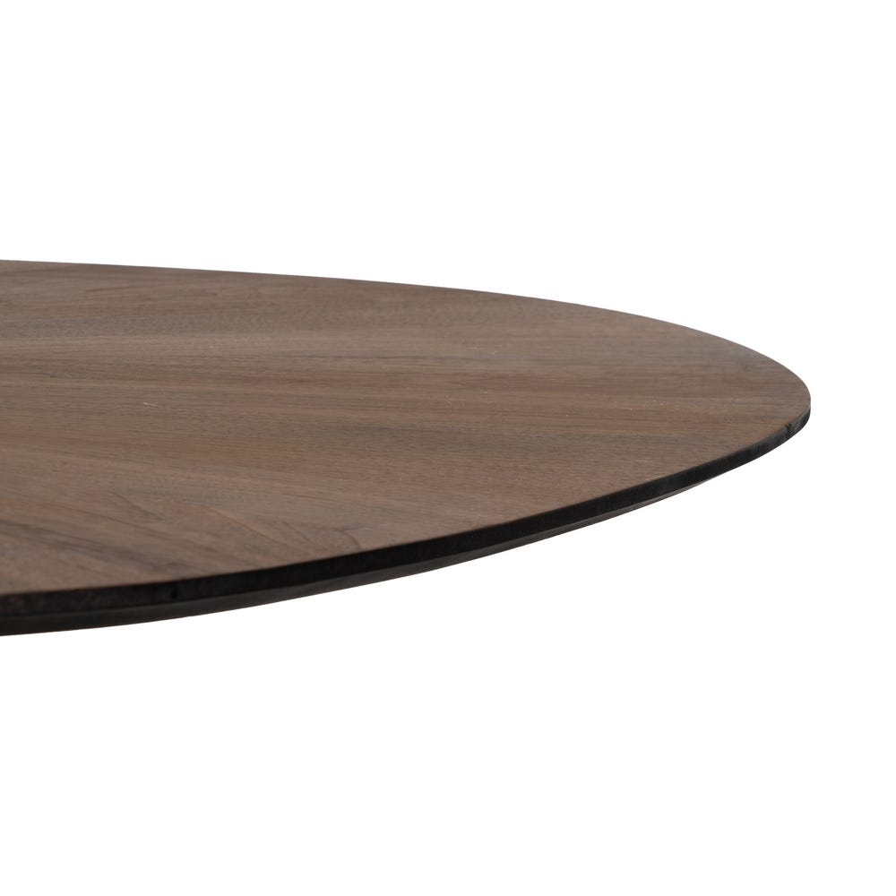 Mesa De Jantar Natural-Preto Mdf-Metal 178 X 80 X 77 Cm - Image 5